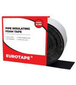 PIPE INSULATING FOAM TAPE BLACK 50X3MM 10M