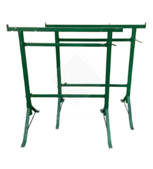 HEAVY DUTY STEEL WORK TRESTLE PAIR