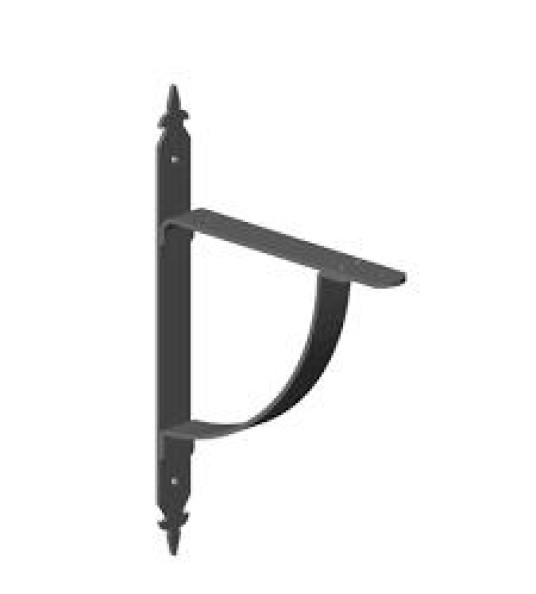 SHELF BRACKET SISSY 230MM BLACK