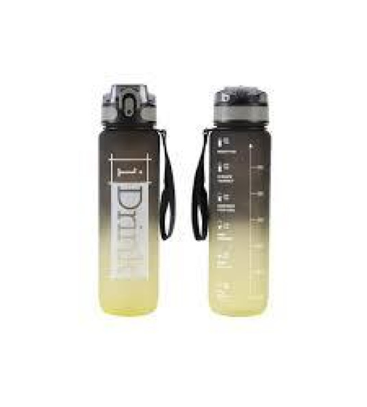 I DRINK BOTTLE 1L BLACK & YELLOW