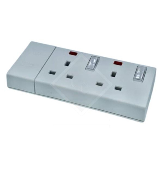 TRAILING SOCKET 13A 2-GANG WINNER