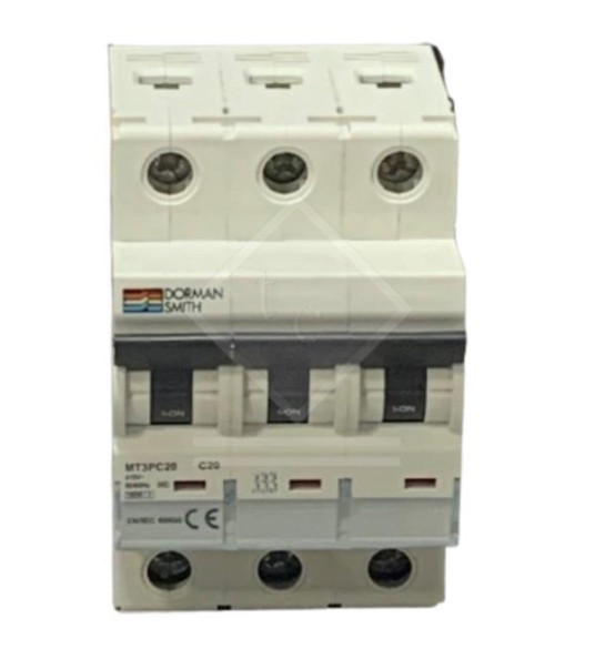 MCB 3P 20A 10KA C DORMAN SMITH