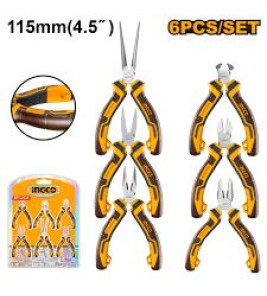 INGCO 6PC MINI PLIER SET HMPS061115