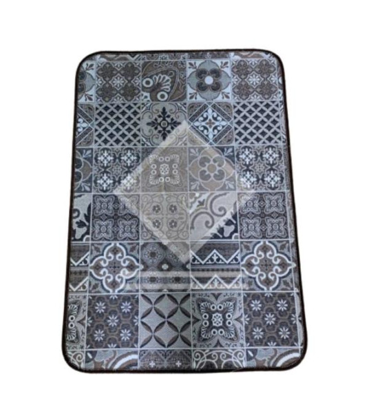 CARPET CHALET 54X140CM TILE D.BROWN