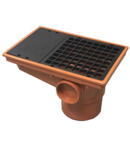 PVC HOPPER 170X260MM TERRACOTTA