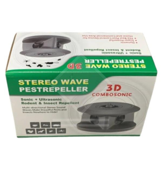 3D STEREOWAVE PEST REPELLER