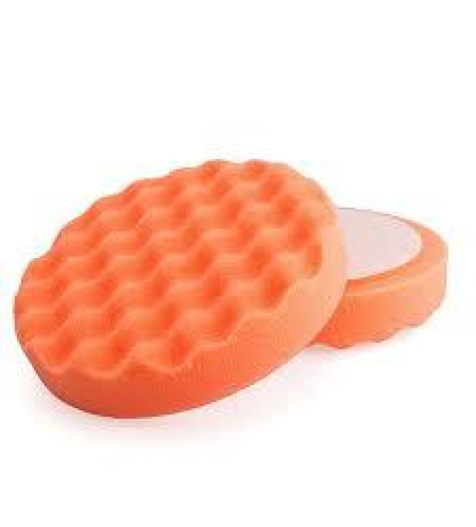 POLISHING FOAM PAD Ø150MM ORANGE WAFFLE