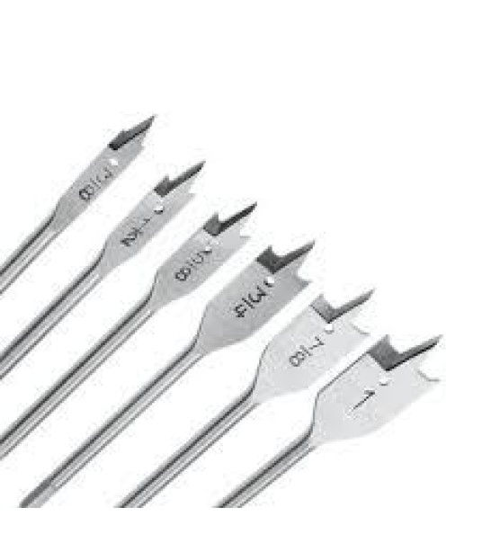 FLAT WOOD BITS 6PC DEKTON DT8029