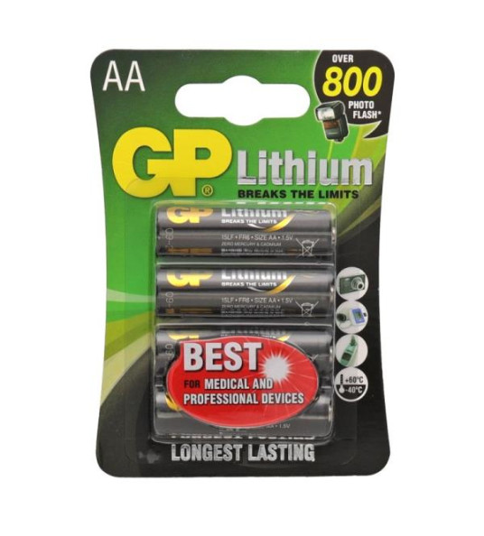 LITHIUM BATTERIES AA 1.5V 4PCS ENERGIZER