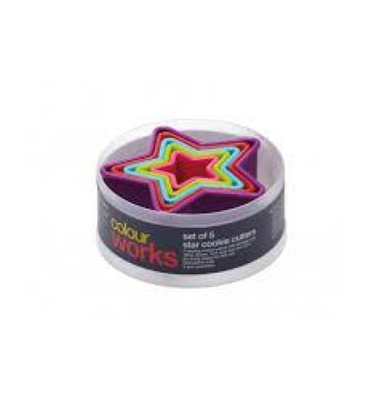 STAR PASTRY CUTTERS 5PC