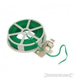 FLAT TWIST & TIE GREEN WIRE 30M FLAT TWIST & TIE GREEN WIRE 30M