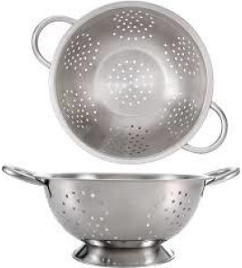 STAINLESS STEEL COLANDER 32CM S/S 6L STAINLESS STEEL COLANDER 32CM S/S 6L