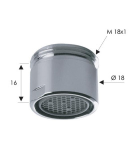 TAP AERATOR M18 MALE