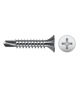 SCREW S/D CSK ZP 4.2X38MM DIN7504 P