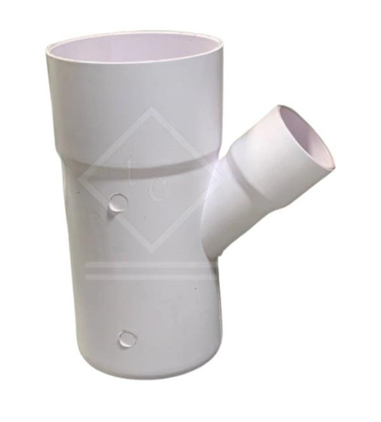 YEE 110X50MM BRANCH PVC WHITE
