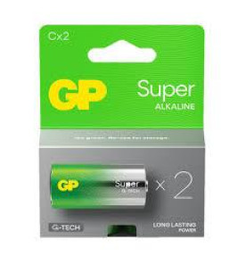 BATTERY LR14 `C` 2PC GP SUPER ALKALINE
