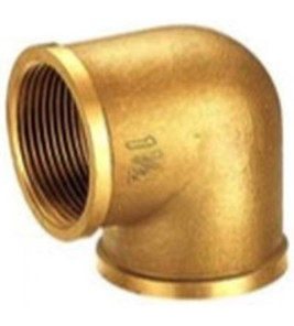 BRASS ELBOW F/F 3/4``