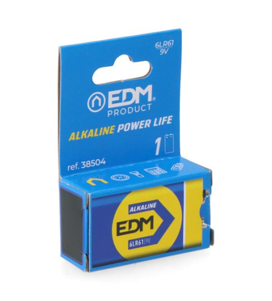 BATTERY 6LR61 9V ALKALINE EDM