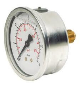MANOMETER 0-6BAR 63MM 1/4`` BACK CONNECTION MANOMETER 0-6BAR 63MM 1/4`` BACK CONNECTION