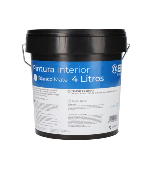INTERIOR MATT EMULSION WHITE 4L EDM