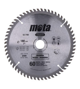 CIRCULAR SAW BLADE 180MM 60T MOTA CIRCULAR SAW BLADE 180MM 60T MOTA