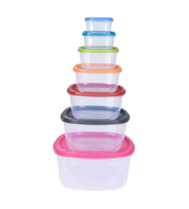 SET OF 7 FOOD BOXES EXCELLENT HOUSEWARES