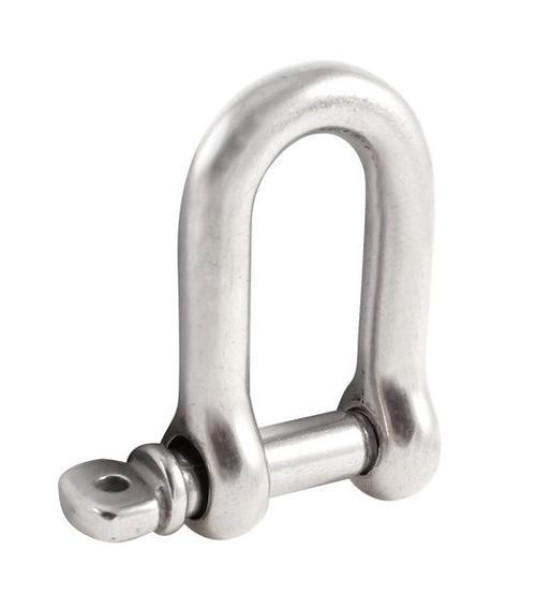 DEE SHACKLE 8MM STAINLESS STEEL