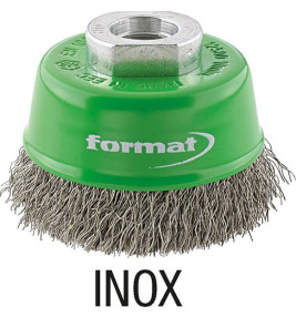 STAINLESS STEEL CUP WIRE BRUSH M14 60MM