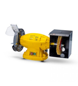 BORMANN BENCH GRINDER WITH BRUSH 150MM