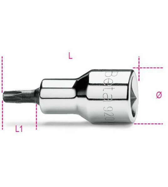 SOCKET 1/2``D MALE TX30 BETA