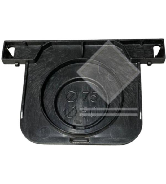 END CAP FOR ABS GUTTER BLACK