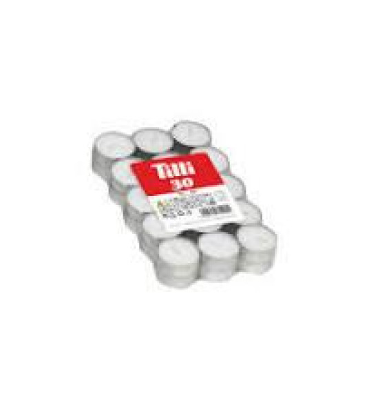 TEALIGHTS 4H 30PC TILLI