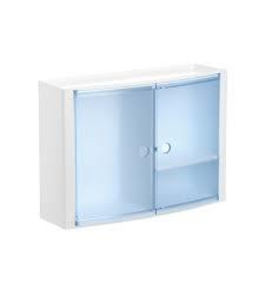 BATH CABINET HORIZONTAL BLUE 46x32x17cm