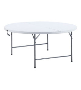 ROUND FOLDING TABLE 180X74CM