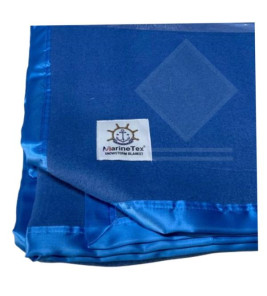 BLANKET 150X200CM POLYESTER NAVY MARINETEX