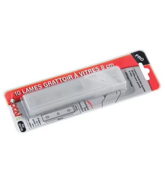 SCRAPER BLADES 22X80MM OCAI 201728 10PCS