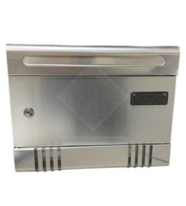 SILVER ALUMINIUM LETTER BOX 290X365X65MM