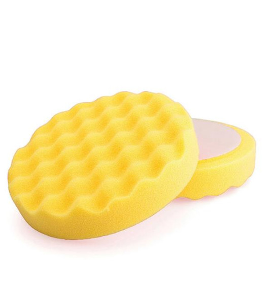 POLISHING FOAM PAD Ø150MM YELLOW WAFFLE