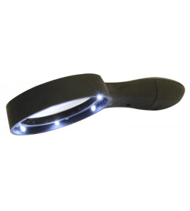 MAGNIFYING GLASS 65MM 6-LED 2AAA INC MAGNIFYING GLASS 65MM 6-LED 2AAA INC