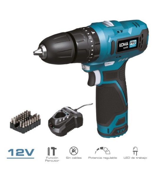 12V HAMMER DRILL KIT KOMA PRO 12V HAMMER DRILL KIT KOMA PRO