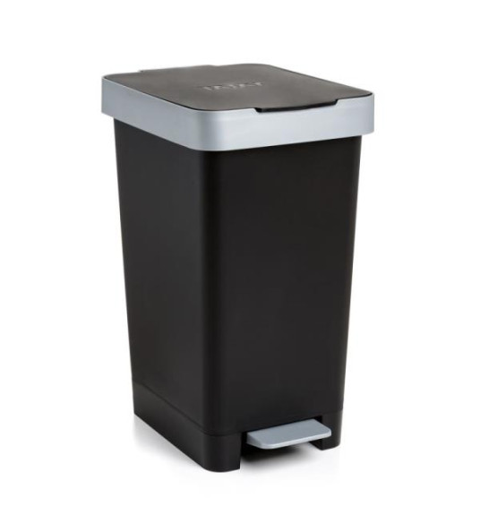 SMART PEDAL BIN 40L BLACK