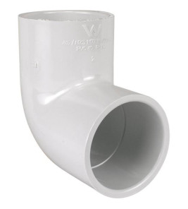 ELBOW 20MM PVC PRESSURE WHITE
