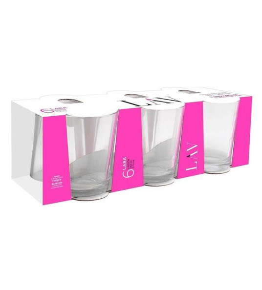 TUMBLERS LARA 205ML 6PCS