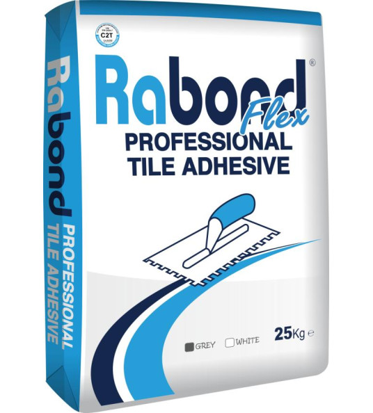 TILE GLUE RABOND FLEX C2T GREY 25KG