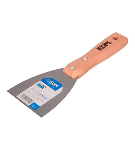 SCRAPER 75MM WOODEN HANDLE EDM