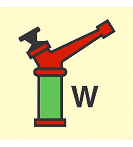 IMO SIGN WATER MONITOR (GUN)