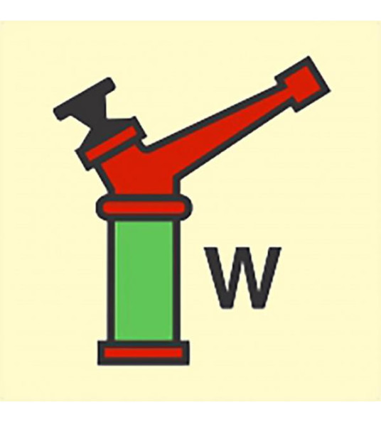 IMO SIGN WATER MONITOR (GUN)