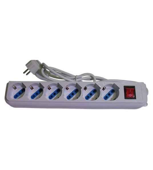 EXTENSION LEAD 6G SCHUKO/IT 16A 1.5M