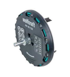 WOLFCRAFT ADJUSTABLE CROWN SAW 45-130MM