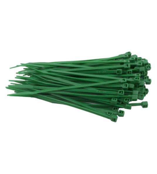 CABLE TIES 200X3.5MM GREEN